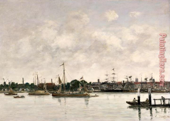 Eugene Louis Boudin The Meuse At Dordrecht